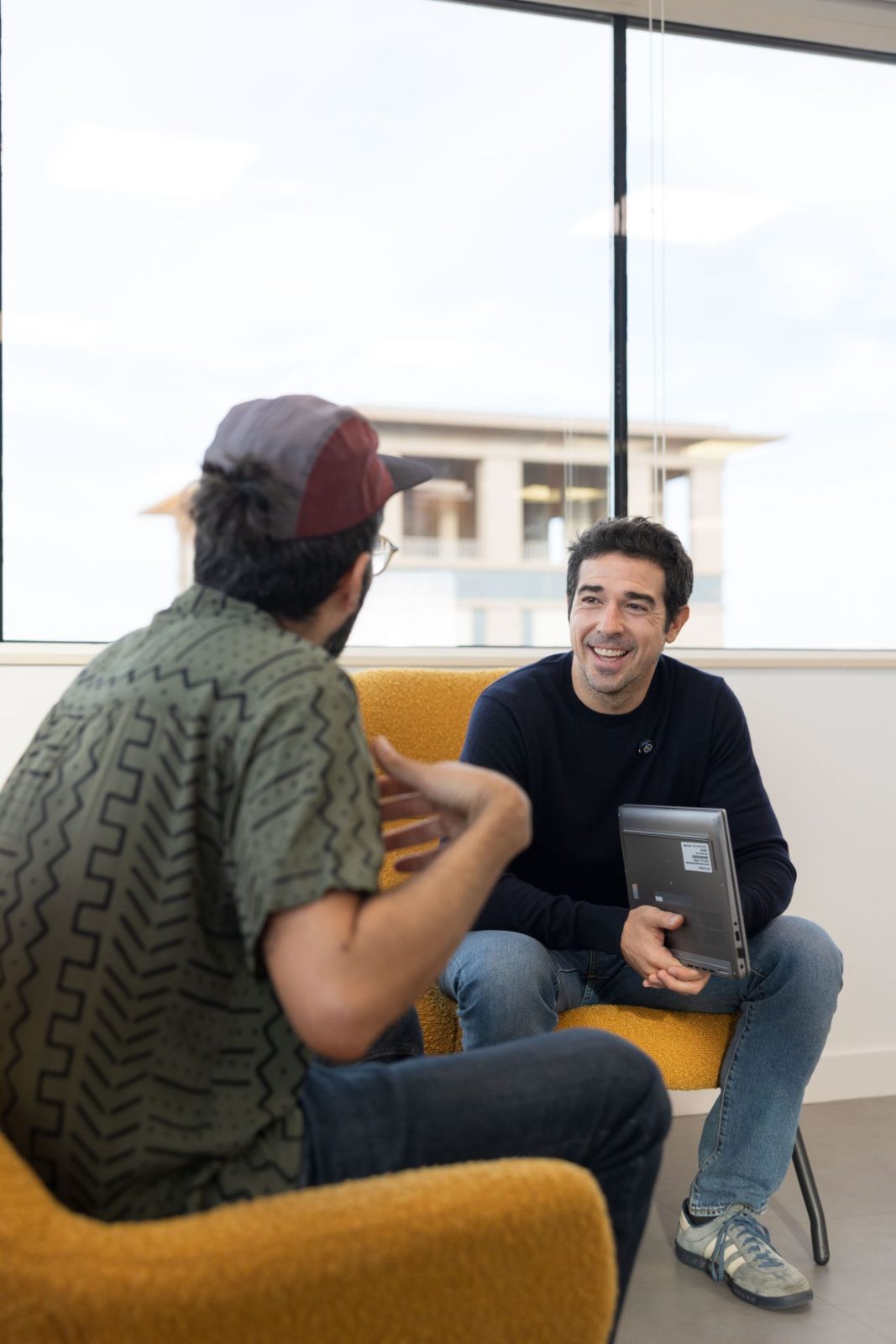 Xavi Aizcorbe en oficina